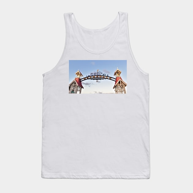 Ocean City Boardwalk Sign Tank Top by searchlight